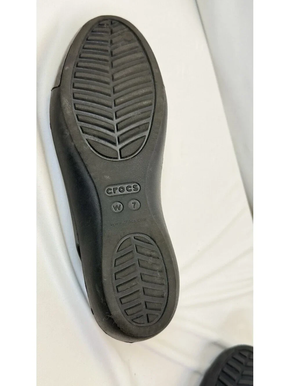 Crocs Sienna Iconic Comfort Pre-owned Flats Black Women's Size 7 Classic